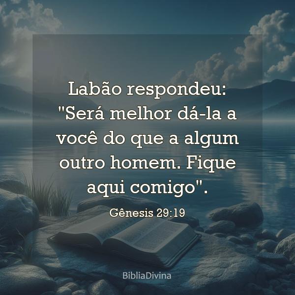 Gênesis 29:19