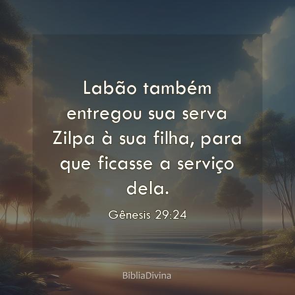 Gênesis 29:24