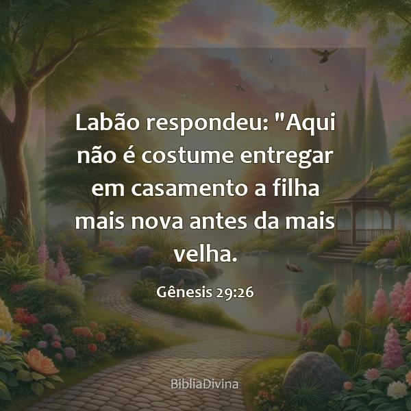 Gênesis 29:26