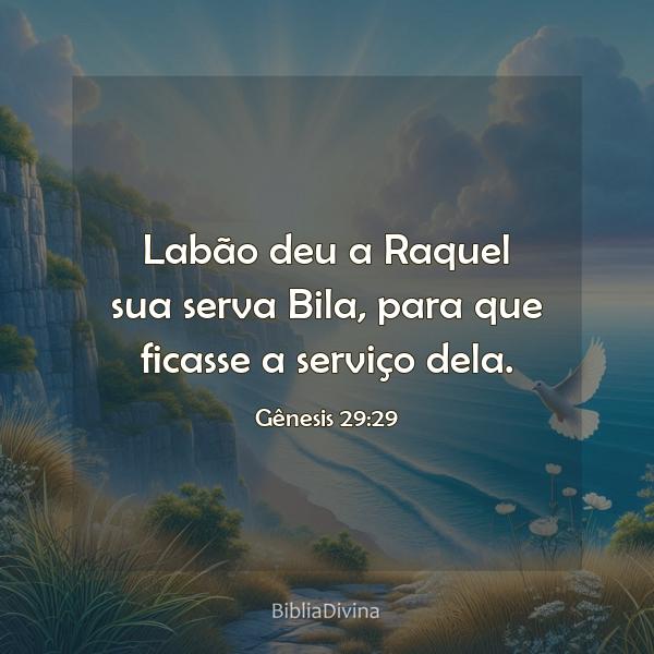 Gênesis 29:29