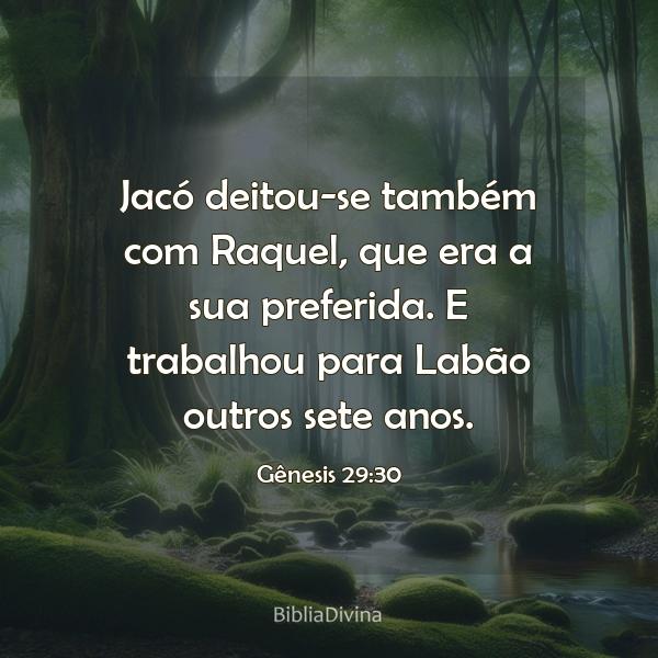 Gênesis 29:30