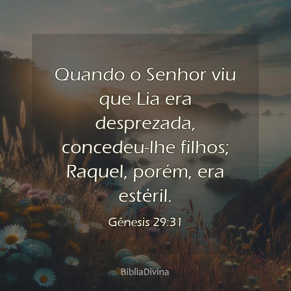 Gênesis 29:31