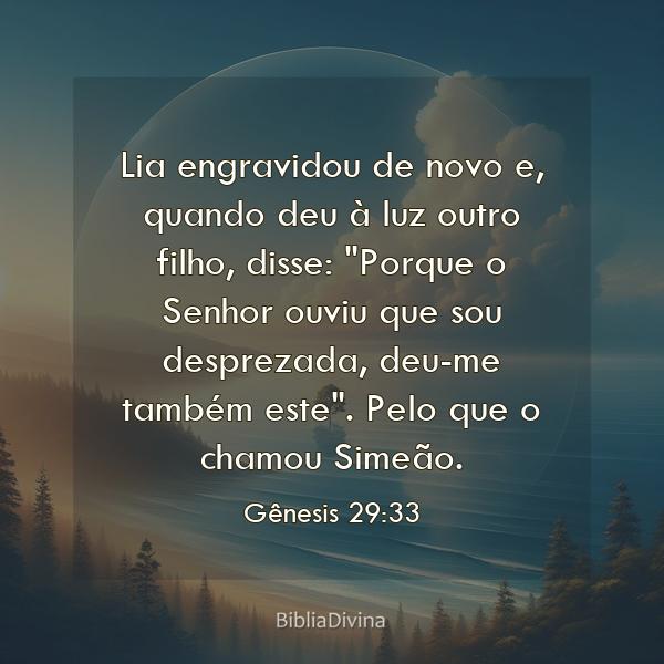 Gênesis 29:33