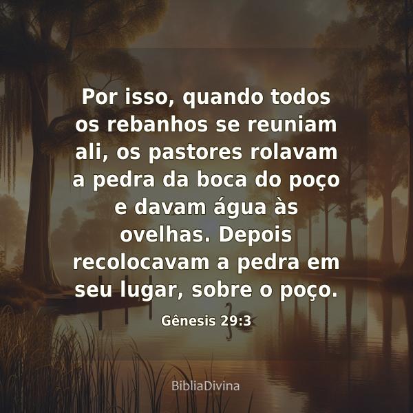 Gênesis 29:3