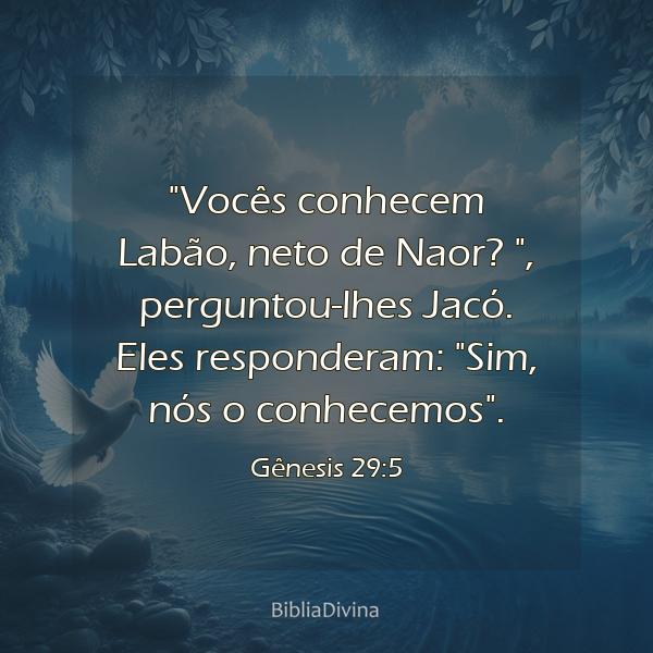 Gênesis 29:5