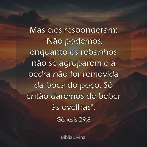 Gênesis 29:8