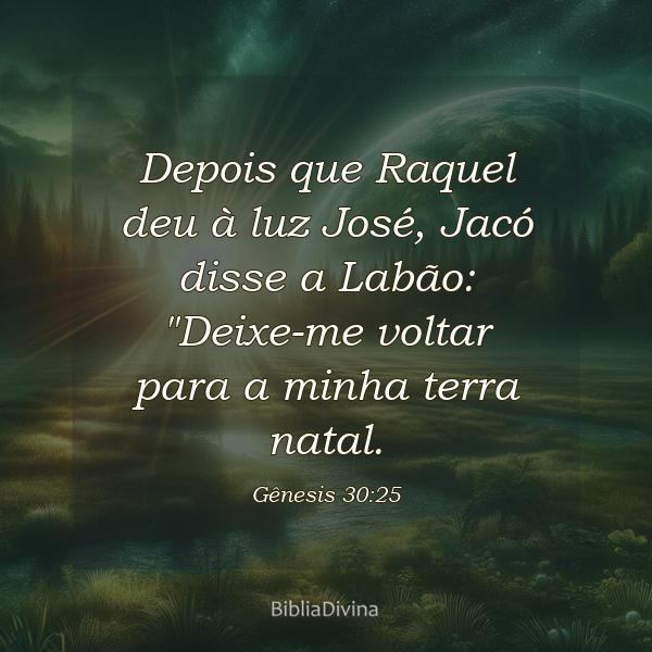 Gênesis 30:25