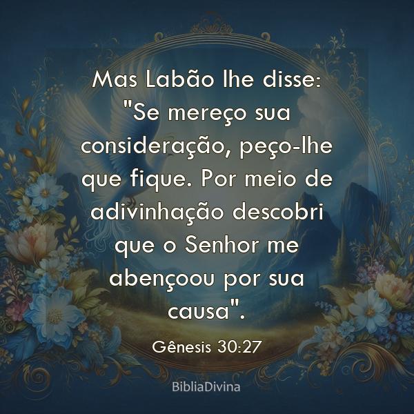 Gênesis 30:27