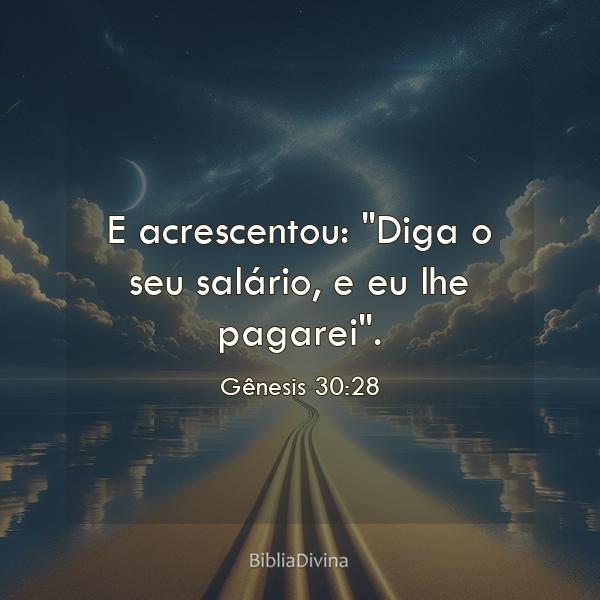 Gênesis 30:28