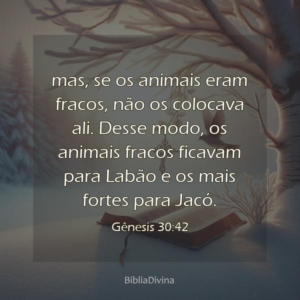 Gênesis 30:42