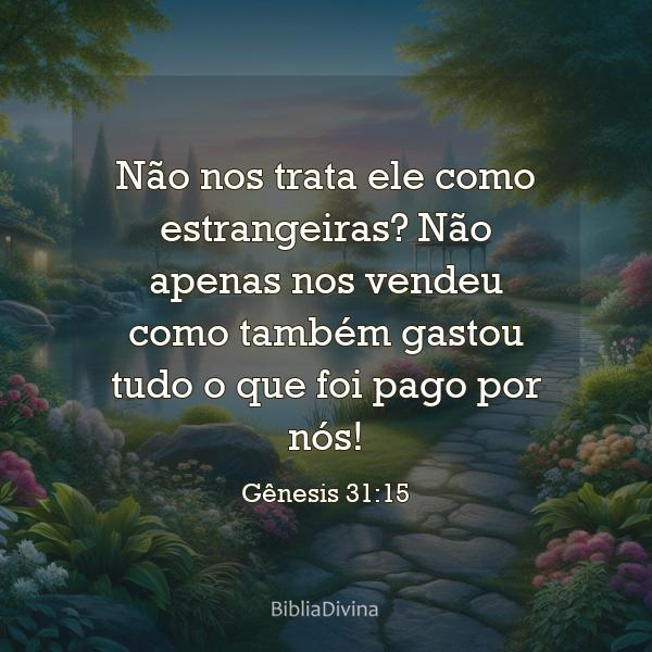 Gênesis 31:15