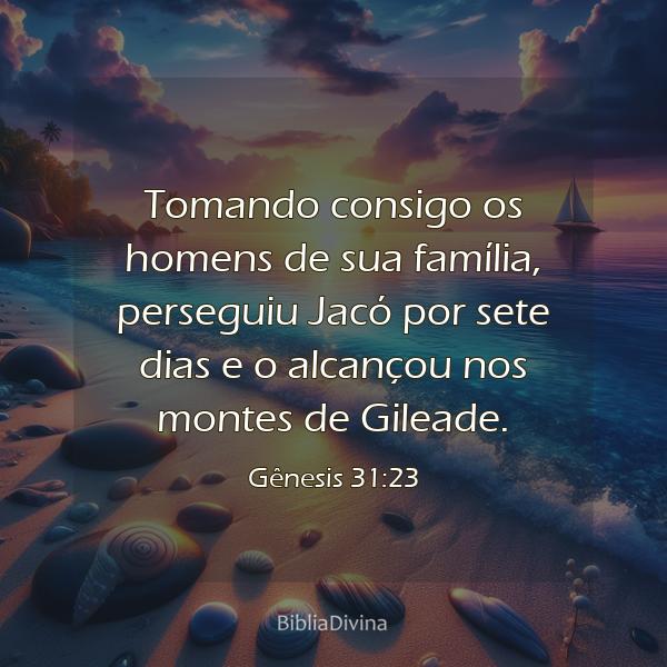 Gênesis 31:23