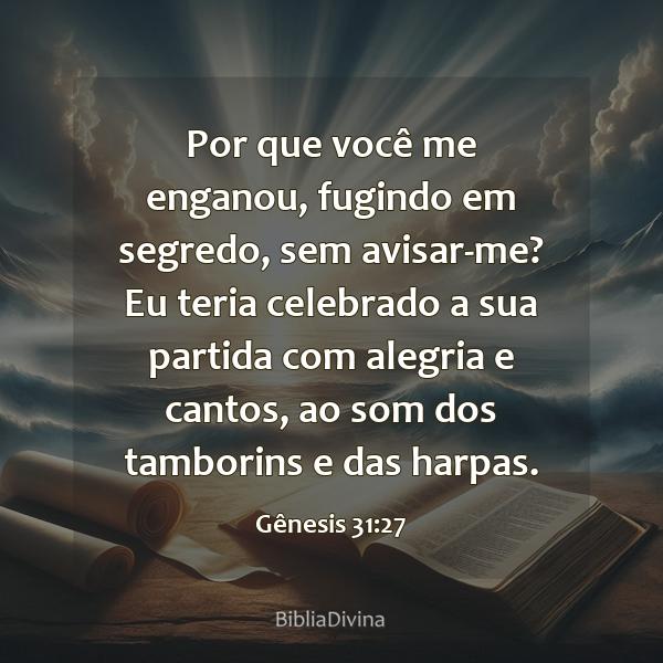 Gênesis 31:27