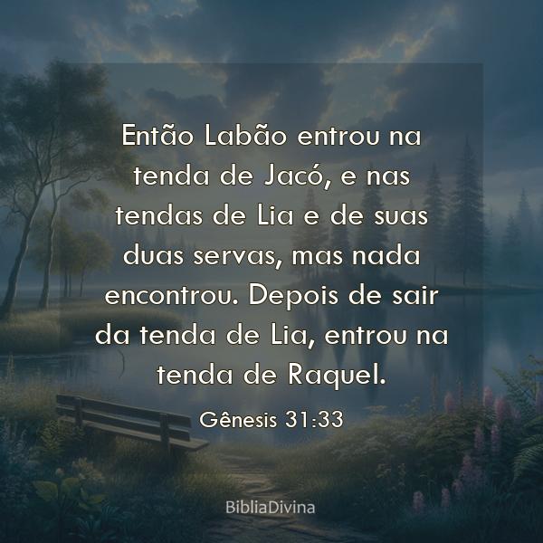 Gênesis 31:33