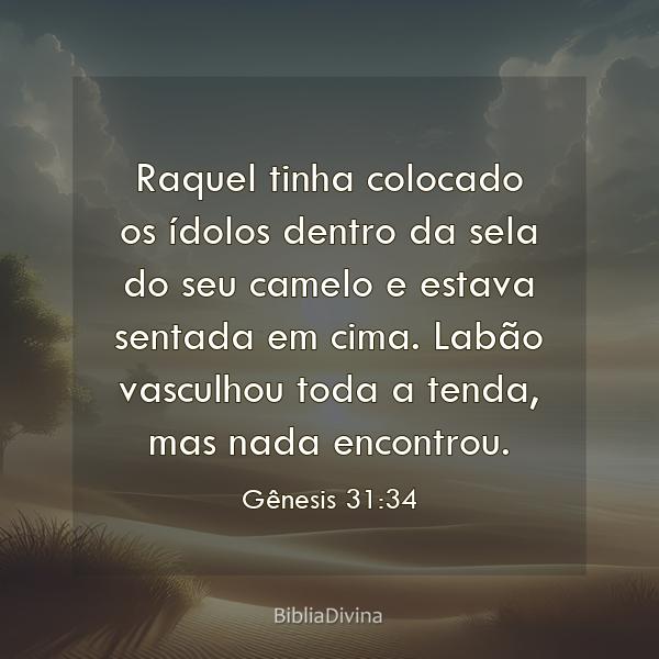 Gênesis 31:34