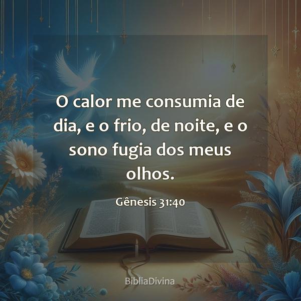 Gênesis 31:40