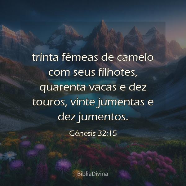 Gênesis 32:15