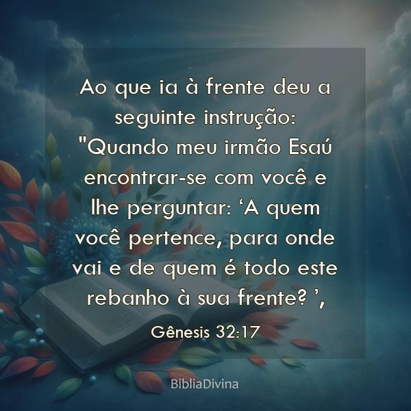 Gênesis 32:17