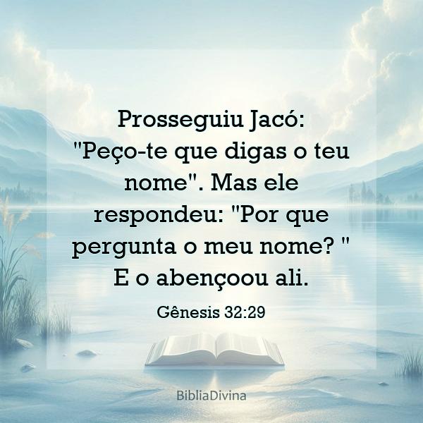 Gênesis 32:29