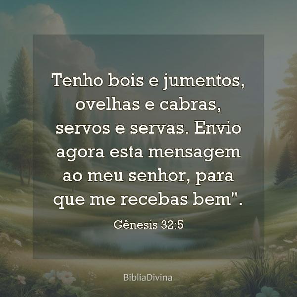 Gênesis 32:5