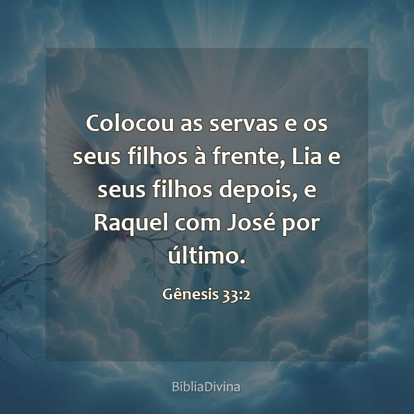 Gênesis 33:2