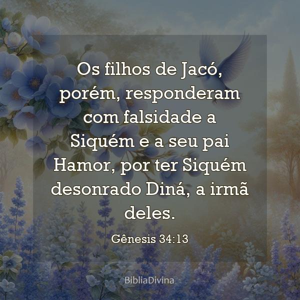 Gênesis 34:13