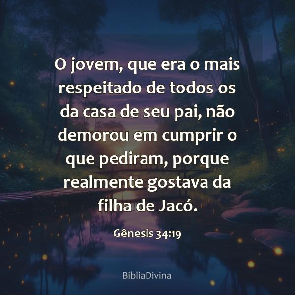 Gênesis 34:19