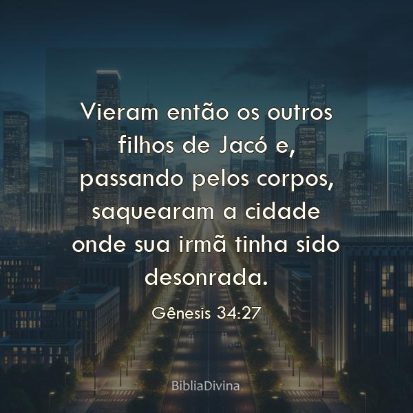 Gênesis 34:27