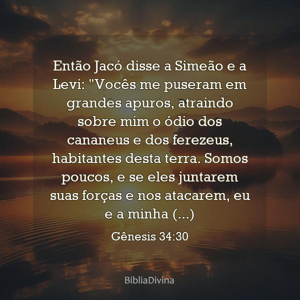 Gênesis 34:30