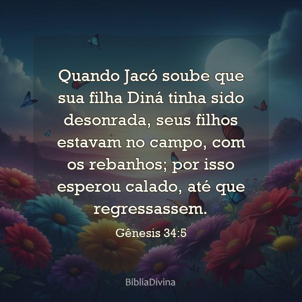 Gênesis 34:5