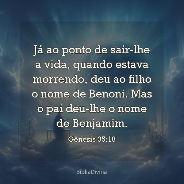 Gênesis 35:18