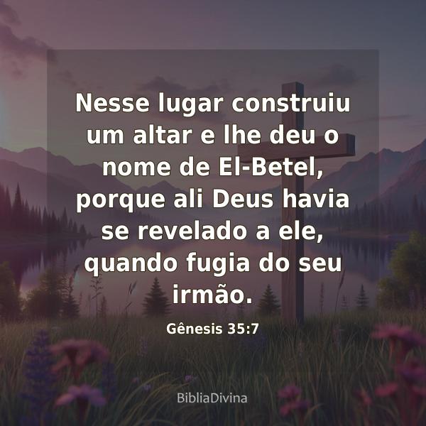 Gênesis 35:7