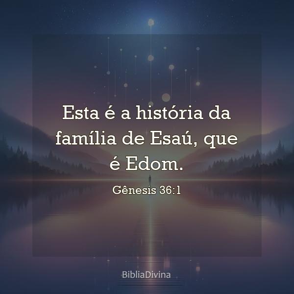 Gênesis 36:1