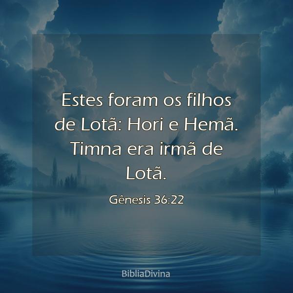 Gênesis 36:22