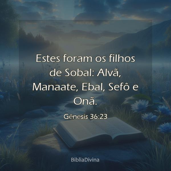 Gênesis 36:23