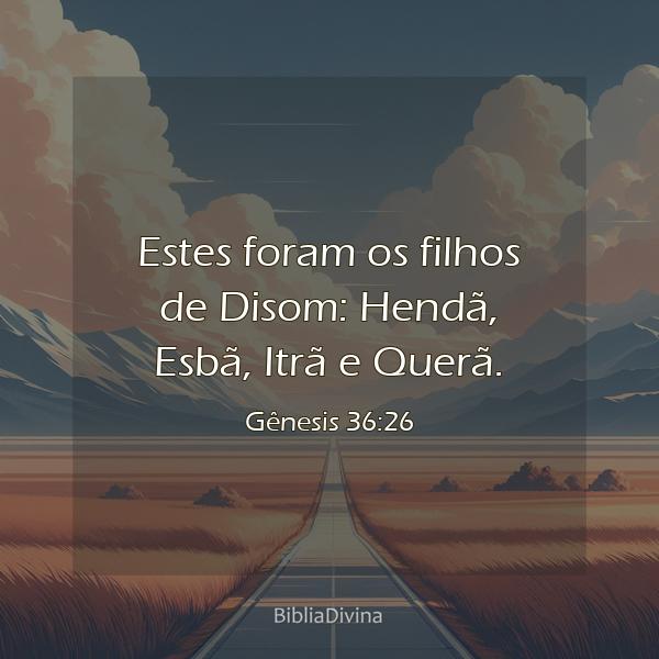 Gênesis 36:26