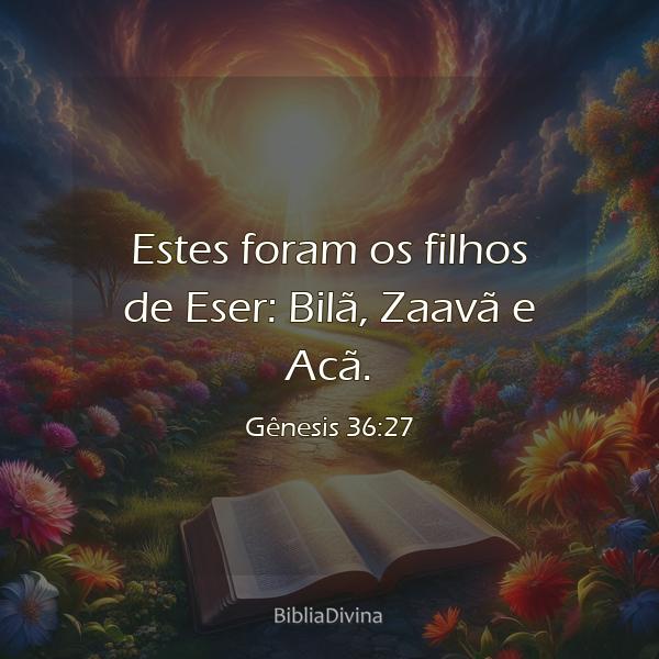 Gênesis 36:27