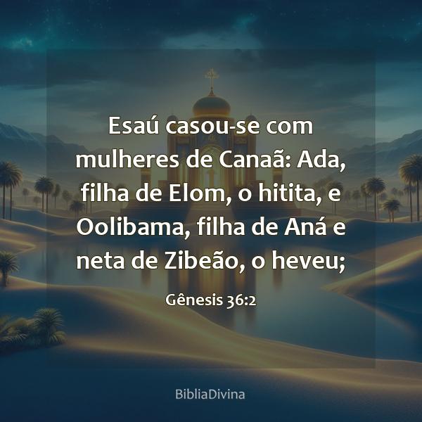 Gênesis 36:2