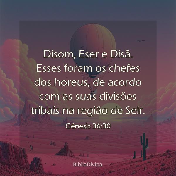 Gênesis 36:30