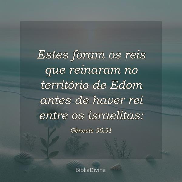 Gênesis 36:31