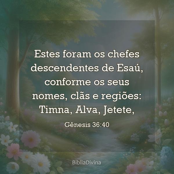 Gênesis 36:40