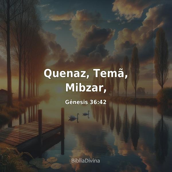 Gênesis 36:42