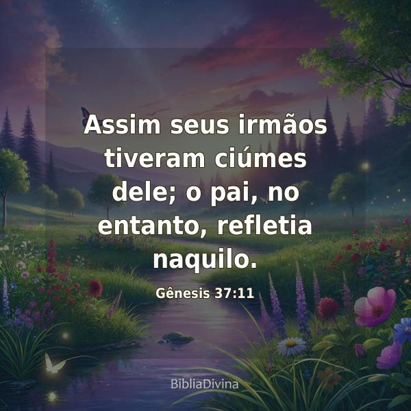 Gênesis 37:11