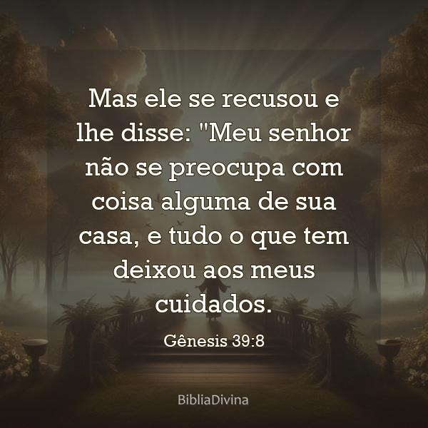 Gênesis 39:8