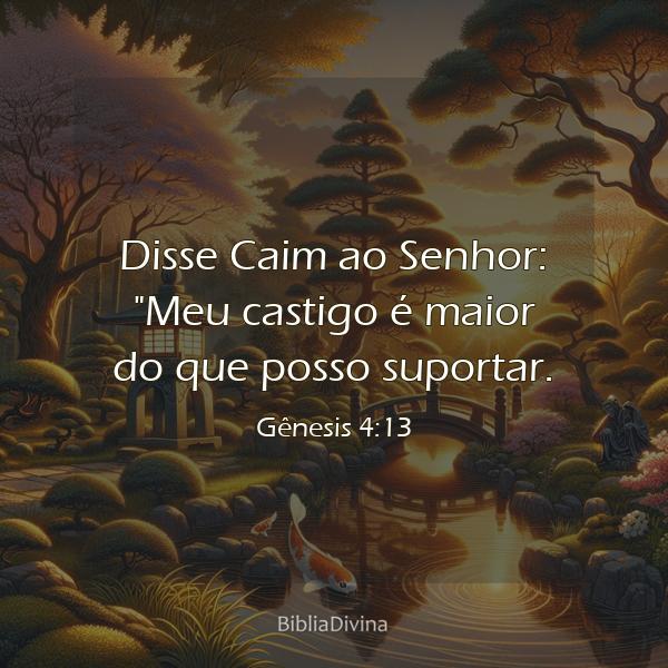 Gênesis 4:13