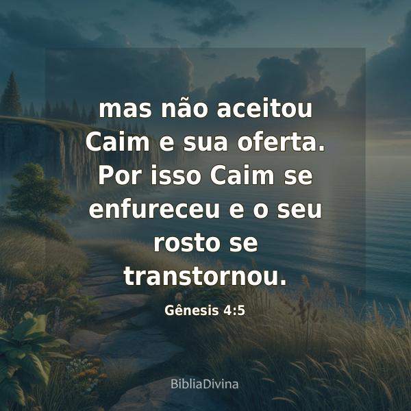 Gênesis 4:5