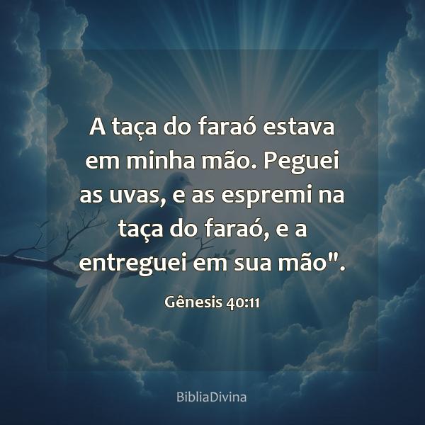 Gênesis 40:11