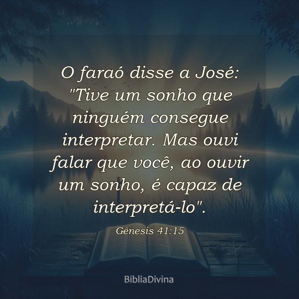 Gênesis 41:15