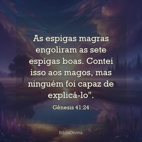 Gênesis 41:24