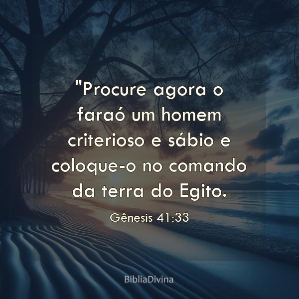 Gênesis 41:33